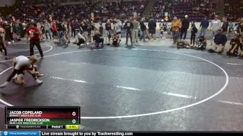 84 lbs Cons. Round 2 - Jasper Fredrickson, Bear Cave Wrestling Club vs Jacob Copeland, Bennett Wrestling Club