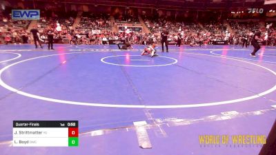 55 lbs Quarterfinal - Jordy Strittmatter, Young Guns vs Leyton Boyd, Delta Wrestling Club, Inc