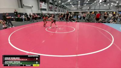 162 lbs Quarterfinal - Antonio Domas, Alamo City Wrestling Club vs Josue Robledo, Malicious Grounds Wrestling Club