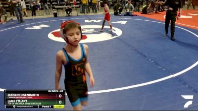 62 lbs Quarterfinal - Judson Eisenbarth, Casper Wrestling Club vs Liam Stuart, Top Of The Rock Wrestling Club