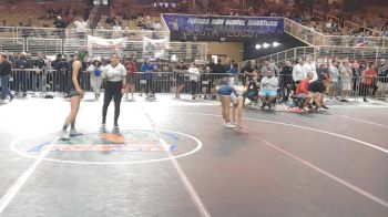 120 lbs Cons. Round 3 - Mary McKinney, Choctawhatchee vs VANESSA WHITELOCK, Admiral Farragut Academy