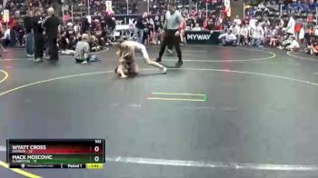 102 lbs Round 3 (4 Team) - Mack Moscovic, Clarkston vs Wyatt Cross, Davison