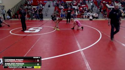 110-116 lbs Round 3 - Everleigh Monson, Mat Demon Wrestling Club vs Catherine Pygott, Ascend Wrestling Academy