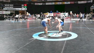 5A 190 lbs Quarterfinal - Bryant Baca, Los Lunas vs Jacari Smith, Rio Rancho