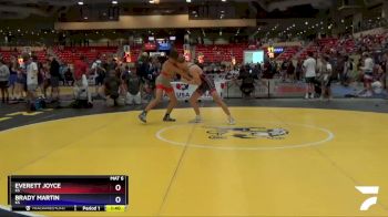 160 lbs Semifinal - Everett Joyce, KS vs Brady Martin, KS