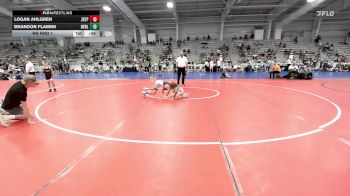 80 lbs Rr Rnd 1 - Logan Ahlgren, Terps Xtreme ES vs Brandon Flamini, Revival Blue