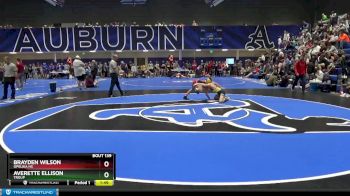 132 lbs Champ. Round 2 - Averette Ellison, Troup vs Brayden Wilson, Opelika Hs