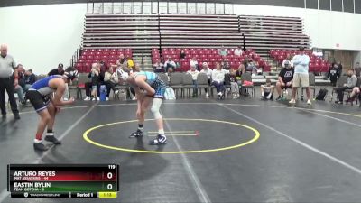 119 lbs Placement Matches (8 Team) - Arturo Reyes, Mat Assassins vs Eastin Bylin, Team Gotcha