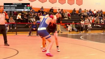 175 lbs Cons. Semi - Gabriel Sterling, Akron vs Myles Lingle, Newfane