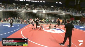 105 lbs 2nd Place Match - Colton Weintz, Cody Wrestling Club vs Fredrick Harrison, Glenrock Wrestling Club