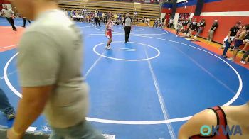 73 lbs Consi Of 4 - Bentyn Snead, Barnsdall Youth Wrestling vs Lincoln McPhail, Team Tulsa Wrestling Club