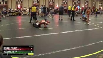 75 lbs Round 1 (4 Team) - Cayden Vincent, Smittys Barn Hard Rockers vs Brayden Hoppe, Steel Valley Silver