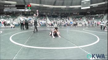 73 lbs Quarterfinal - Kylin Sanders, Standfast vs Garrett Stoner, Team Guthrie Wrestling