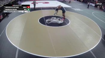 Quarterfinal - Brooklyn Snyder, Bancroft-Rosalie Girls vs Madelyn Tryon, Southwest Girls