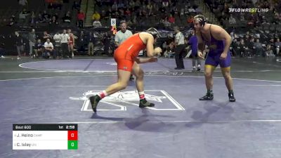 285 lbs Quarterfinal - Jere Heino, Campbell vs Carter Isley, Northern Iowa