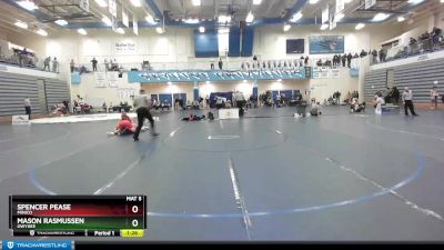 182 lbs Quarterfinal - Mason Rasmussen, Owyhee vs Spencer Pease, Minico