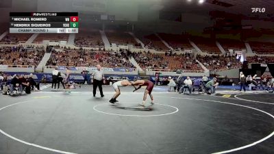 144-D4 Champ. Round 1 - Hendrix Siqueiros, Yuma Catholic High School vs Michael Romero, Winslow High School