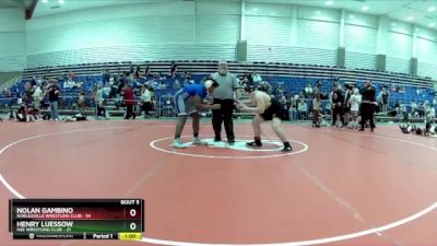 220 lbs Round 2 (6 Team) - Nolan Gambino, Noblesville Wrestling Club vs Henry Luessow, HSE Wrestling Club