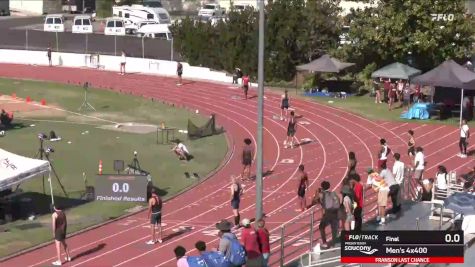Men's 4x400m Relay, Finals 1