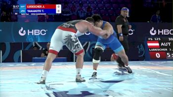 125 kg Round Of 16 - Johannes Ludescher, Austria vs Taiki Yamamoto, Japan