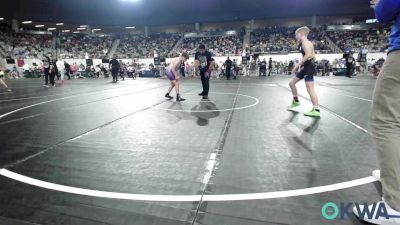 100 lbs Consi Of 8 #1 - Cason Rigdon, Piedmont vs Adam Wilson, Bristow Elementary Wrestling Club