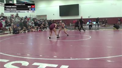 160 lbs Quarterfinal - Nyomi Mesa, Mt. San Antonio College vs Vida Beckel, Cerritos College