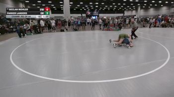 106 lbs Champ. Rd Of 64 - Parker Landers, Carroll Wrestling Club vs Declan Mohler, 3F Wrestling