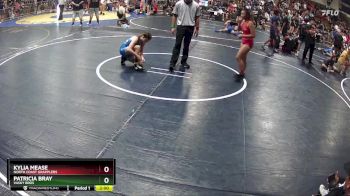 110 lbs Champ. Round 1 - Kylia Mease, North Coast Grapplers vs Patricia Bray, Vasky Bros