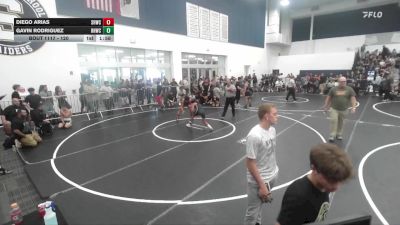 120 lbs Champ. Round 2 - Gavin Rodriguez, Rough House Wrestling Club vs Diego Arias, Savage House Wrestling Club