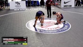 132 lbs Champ. Round 1 - Kaden Martinez, California vs Seamus Fergus, The Laboratory (Wrestling Club)