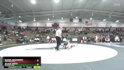 125 lbs Cons. Round 4 - Sloan Johannsen, Northern State vs Quade Smith, Chadron State