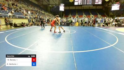 190 lbs Rnd Of 64 - Ryan Rainey, TX vs Ace Ventura, AZ