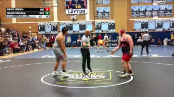 285 lbs 5th Place Match - Bryce Jensen, Uintah vs Siaosi Tupuola, Mountain Crest