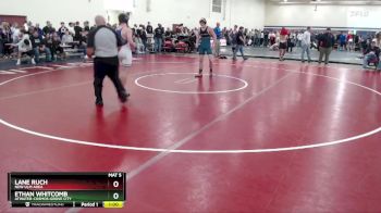 160 lbs Cons. Round 2 - Ethan Whitcomb, Atwater-Cosmos-Grove City vs Lane Ruch, New Ulm Area