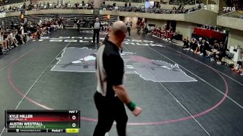 152 lbs Semis & 1st Wrestleback (8 Team) - Kyle Miller, Post Falls vs Austin Westfall, Saint Pius X (Kansas City)