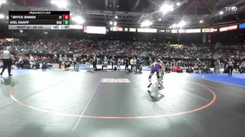 3A 132 lbs Champ. Round 1 - Joel Knapp, Hagerman vs Bryce Jensen, North Fremont