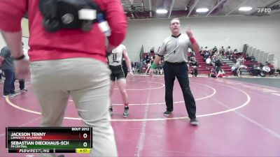 113 lbs Champ. Round 2 - Jackson Tenny, LAFAYETTE-Wildwood vs Sebastian Dieckhaus-Schumer, FH CENTRAL