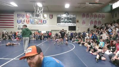 3 lbs Round 1 - Luka Babic, Waterloo Wrestling Club vs Hayes Bearbower, Jesup Mat Club