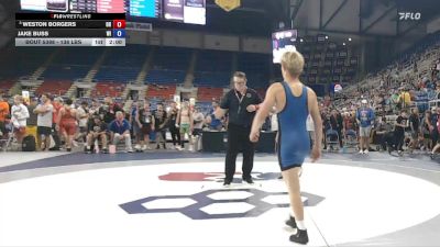 138 lbs Champ. Rd Of 128 - Weston Borgers, OH vs Jake Buss, WI