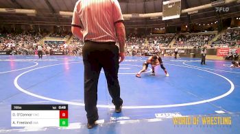 70 lbs Round Of 32 - Dylan O'Connor, CWC vs Aasar Freeland, The Glasgow Wrestling Academy