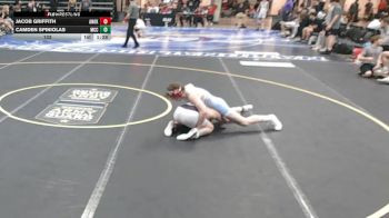 133 lbs Round 3 (4 Team) - Jacob Griffith, Anoka, MN vs Camden Spiniolas, Marian Central Catholic, IL