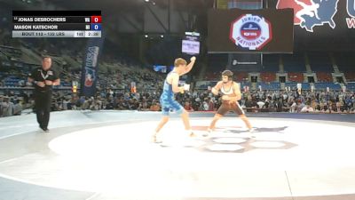 132 lbs Champ. Rd Of 128 - Jonas DesRochers, Washington vs Mason Katschor, Michigan