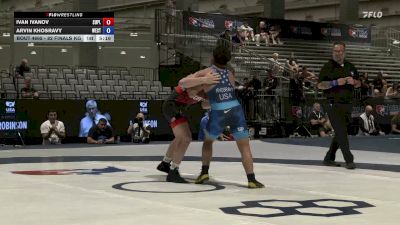 82 Finals kg Champ. Round 3 - Ivan Ivanov, Suples vs Arvin Khosravy, Westpoint