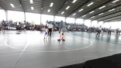 43 lbs Round Of 16 - Gentry Porter, Mogollon Mustang Wrestling Club vs Isaiah Leyba, Grant County Elite