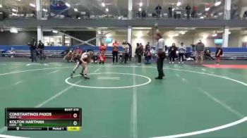 65 lbs 1st Place Match - Constantinos Paxos, NOCA vs Kolton Hartman, KAWA