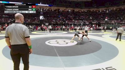 144 lbs Champ. Rd Of 16 - Logan Letner, Buckeye vs Tyson Spicer, New Lexington