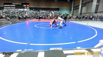 145 lbs Consi Of 32 #2 - Weston Harris, Silverback Wrestling Club vs Matthew Foley, Nevada Elite