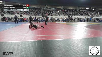 105 lbs Consi Of 32 #2 - Cash Torrey, Carl Albert vs Landon Brown, Edmond Santa Fe