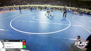 106 lbs Consi Of 16 #2 - Kaleb Kelley, Pryor Tigers vs Jeremy Zamora, Firebird Elite