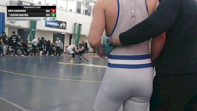 184 lbs Champ. Round 1 - Justin Mayes, Nyu vs Ben Sanders, Ursinus